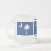 South- CarolinaStaats-Flagge Mattglastasse (Links)