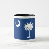 South- CarolinaStaats-Flagge Tasse (Zentrum)