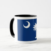 South- CarolinaStaats-Flagge Tasse (Vorderseite Links)