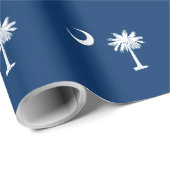 South- CarolinaStaats-Flaggen-Entwurfs-Akzent Geschenkpapier (Rolleneckpunkt)