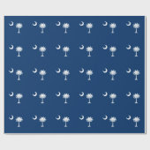 South- CarolinaStaats-Flaggen-Entwurfs-Akzent Geschenkpapier (Flach)