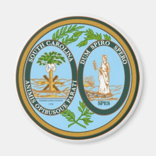 South- CarolinaStaats-Siegel-Magnet Magnet