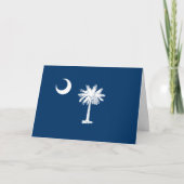 South Carolinian Flag, Flag of South Carolina Karte (Vorderseite)