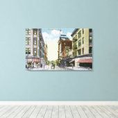 South Center Street View Hotel Mohawk Leinwanddruck (Insitu (Holzboden))