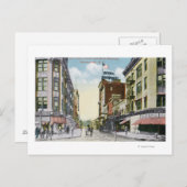 South Center Street View Hotel Mohawk Postkarte (Vorne/Hinten)