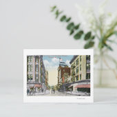 South Center Street View Hotel Mohawk Postkarte (Stehend Vorderseite)