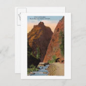 South Cheyenne Canyon Postkarte (Vorne/Hinten)