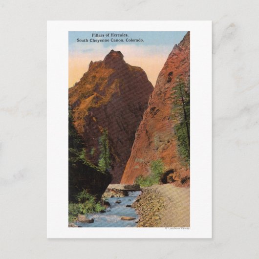 South Cheyenne Canyon Postkarte (Vorderseite)
