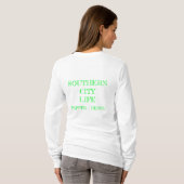 South City Life Long Sleeve Tshirt (Schwarz voll)