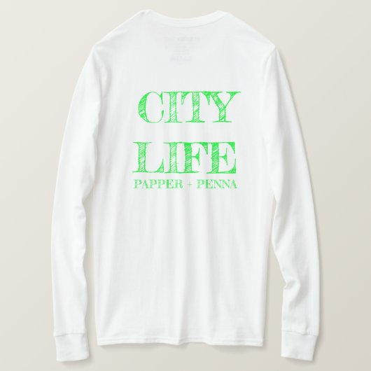 South City Life Long Sleeve Tshirt (Design Rückseite)