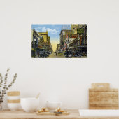 South Clinton Ave. bis Main St. 1924 Poster (Küche)