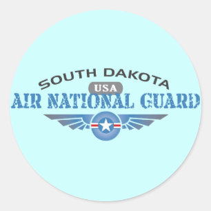 South Dakota Air National Guard Runder Aufkleber