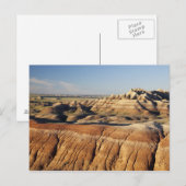 South Dakota, Badlands National Park, Badlands Postkarte (Vorne/Hinten)