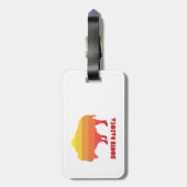 South Dakota Bison Gepäckanhänger (Rückseite vertikal)