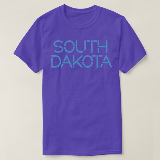South Dakota Blue T-Shirt (Design vorne)