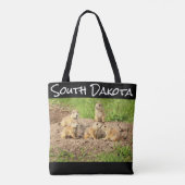 South Dakota Buffalo-Prairie Dog Tasche (Rückseite)