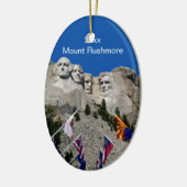 South Dakota der Mount Rushmore Keramikornament (Links)