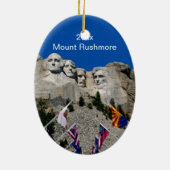 South Dakota der Mount Rushmore Keramikornament (Hinten)