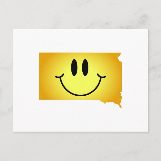 South Dakota Face Postkarte (Vorderseite)