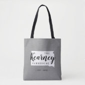 South Dakota Family Monogram Staat Tote Bag Tasche (Vorderseite)