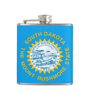 South-Dakota-Flagge Flachmann