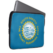 South-Dakota-Flagge Laptopschutzhülle (Vorne Rechts)