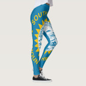 South-Dakota-Flagge Leggings (Rechts)