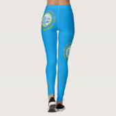 South-Dakota-Flagge Leggings (Rückseite)
