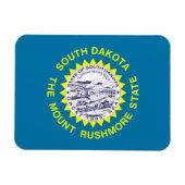 South-Dakota-Flagge Magnet (Horizontal)