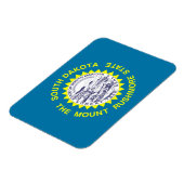 South-Dakota-Flagge Magnet (Linke Seite)