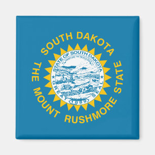 South-Dakota-Flagge Magnet