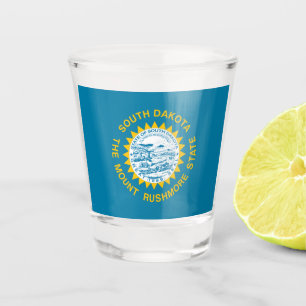 South-Dakota-Flagge Schnapsglas
