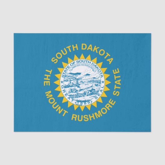 South-Dakota-Flagge Seidenpapier (Vorderseite)