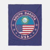 South Dakota Fleecedecke (Vorderseite)