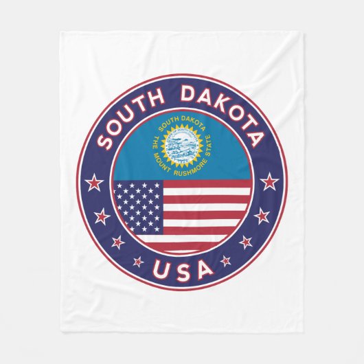 South Dakota Fleecedecke (Vorderseite)
