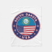 South Dakota Fleecedecke (Vorderseite)