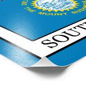South Dakota Fotodruck (Ecke)