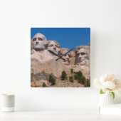 South Dakota, Fundament, der Mount Rushmore Quadratische Wanduhr (Zuhause)