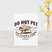 South Dakota Funny Bison Quote Buffalo Souvenir Do Karte (Gelbe Blume)