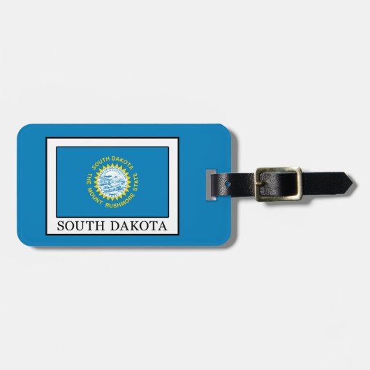 South Dakota Gepäckanhänger (Vorderseite horizontal)