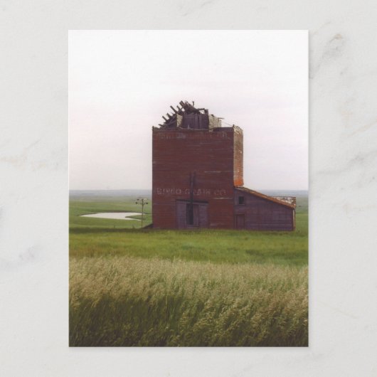 South Dakota Grain Elevator Postkarte (Vorderseite)
