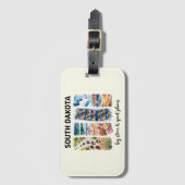 South Dakota - Große Steine und ruhige Ebenen Gepäckanhänger (Vorderseite Vertikal)