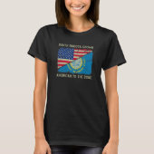 South Dakota Grown American To The Bone Home State T-Shirt (Vorderseite)