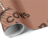 South Dakota hält das Bison der flauschigen Kühe n Geschenkpapier (Rolleneckpunkt)