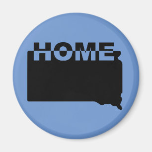 South-Dakota-Heim-weg-von-Staats-Kühlschrankmagnet Magnet