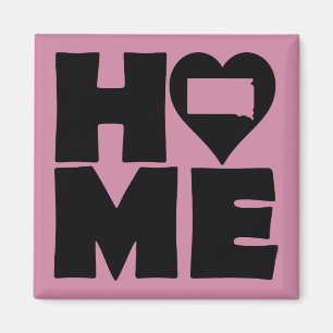 South Dakota Home Heart State Kühlschrankmagnet