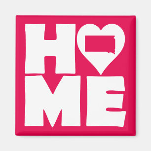 South Dakota Home Heart State Kühlschrankmagnet
