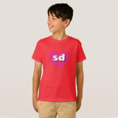 South Dakota - Hot-Pink-Herz - I Liebe sd T-Shirt (Vorne ganz)