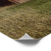 South Dakota Landschaftlich Cowboy Poster (Ecke)