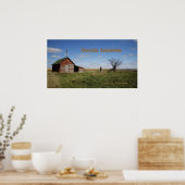 South Dakota Landschaftlich Cowboy Poster (Küche)